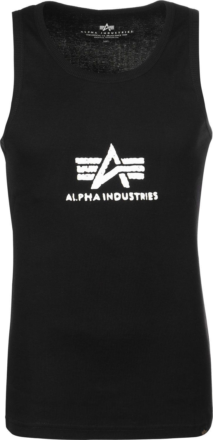 Alpha Industries Logo - Alpha Industries Logo tank top black