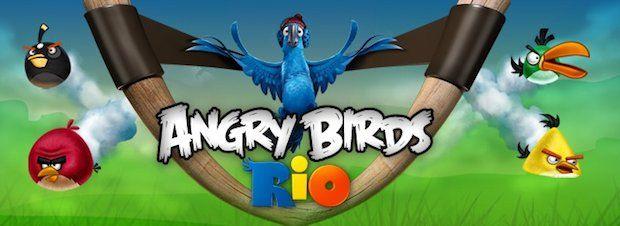 Angry Birds Rio Logo - Time to Visit Rio with Angry Birds Rio for PC