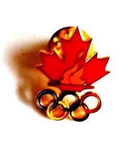 Canada Maple Leaf Olympic Logo - Lapel PIN Canada Winter Olympics Vancouver 2010 Red Maple Leaf