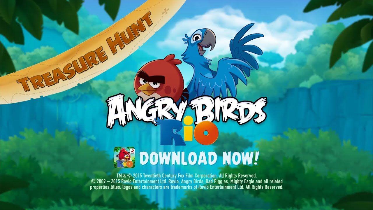Angry Birds Rio Logo - New Treasure Hunt in Angry Birds Rio