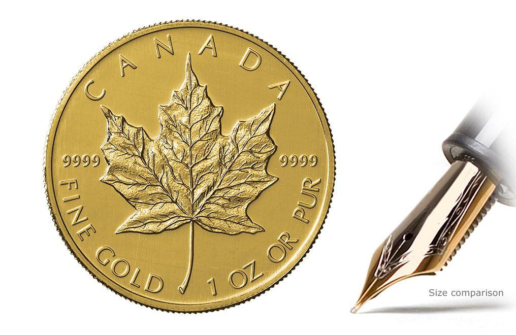 Canada Maple Leaf Olympic Logo - Buy 1 oz Canadian Gold Maple Leaf Coins | Buy Gold Coins | KITCO