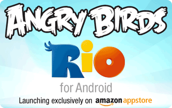 Angry Birds Rio Logo - Amazon Gets Angry Birds Rio Exclusive