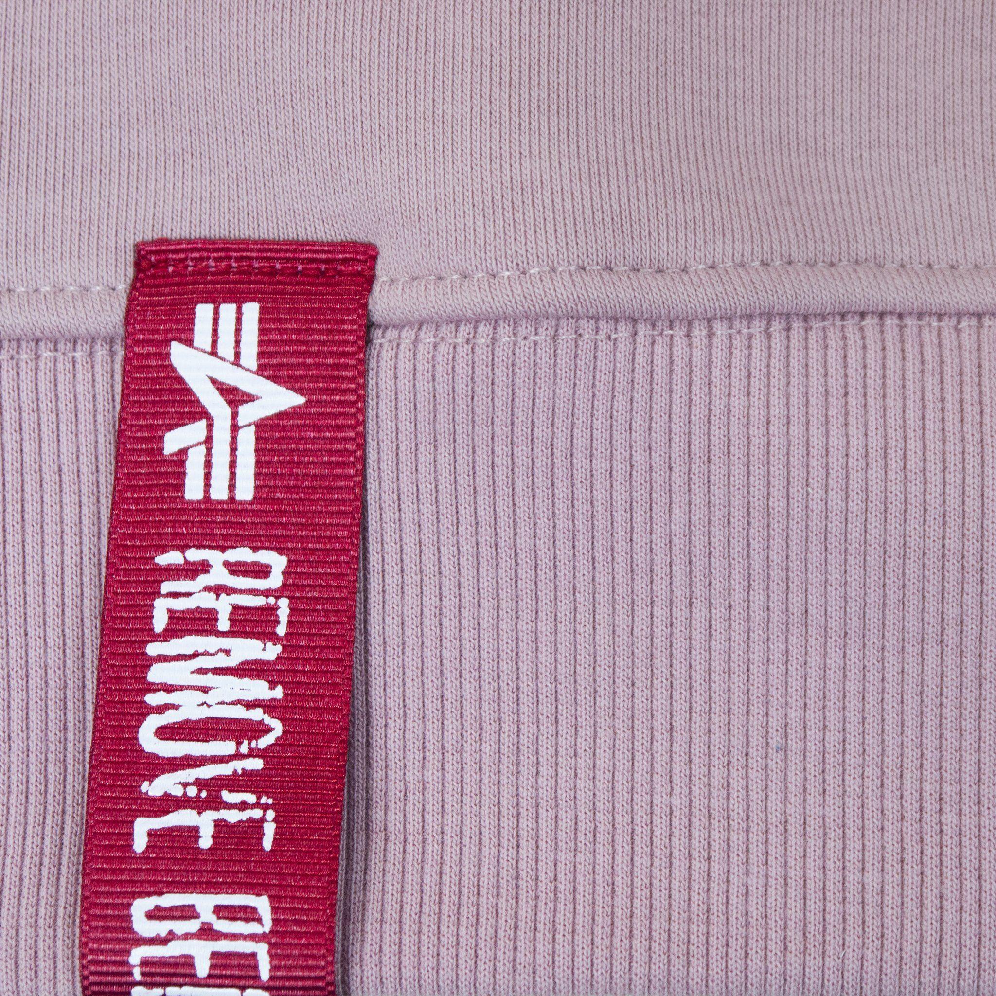 Alpha Industries Logo - Alpha Industries Logo Sweat - Silver Pink – Arena Menswear