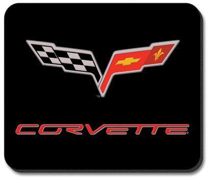 Corvette C6 Logo - Corvette C6 Logo Mouse Pad - By Art Plates - Buy Corvette C6 Logo ...
