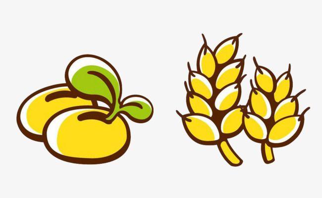 Sprouts Logo - Wheat And Bean Sprouts Logo, Wheat, Bean Sprouts, Mark PNG and PSD
