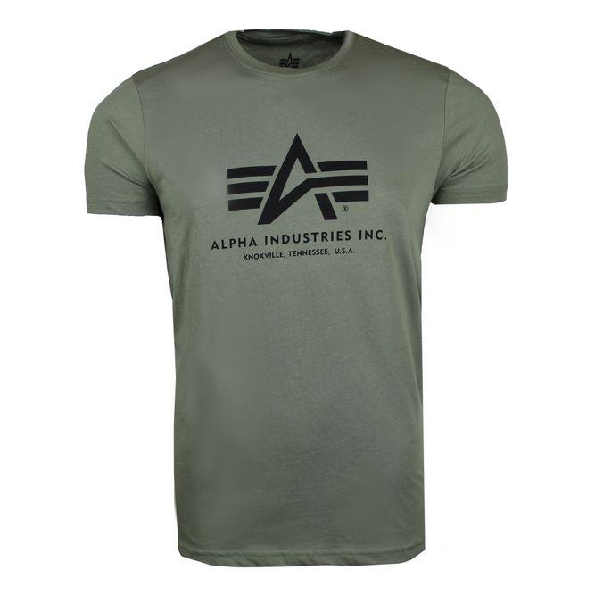 Alpha Industries Logo - Alpha Industries Logo T Olive. £25.00