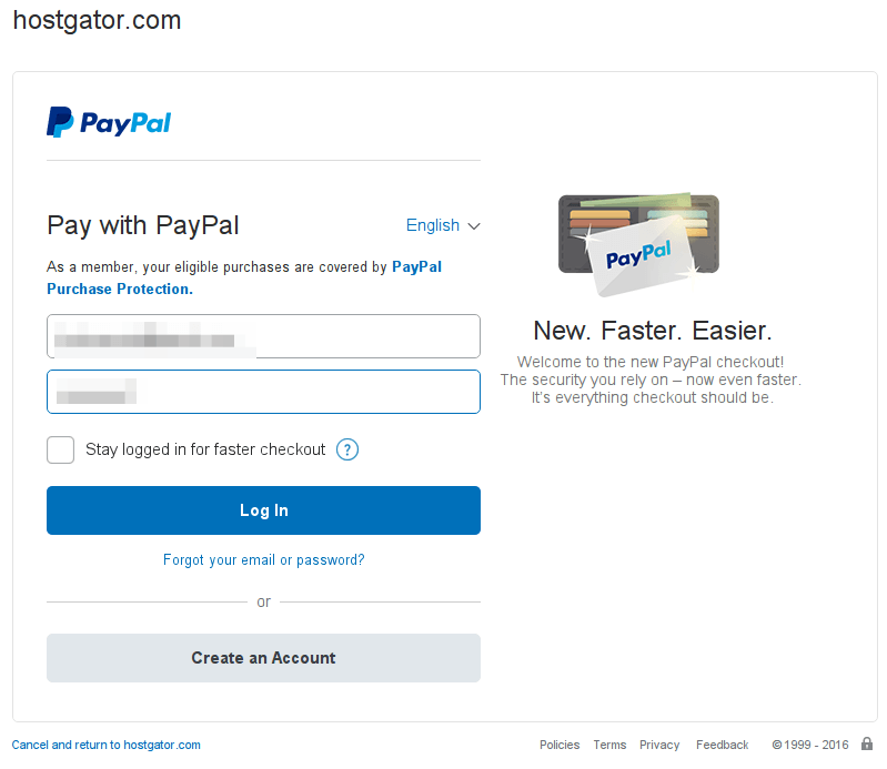 Paypal.com Logo - Billing Portal Billing Agreements « HostGator.com Support