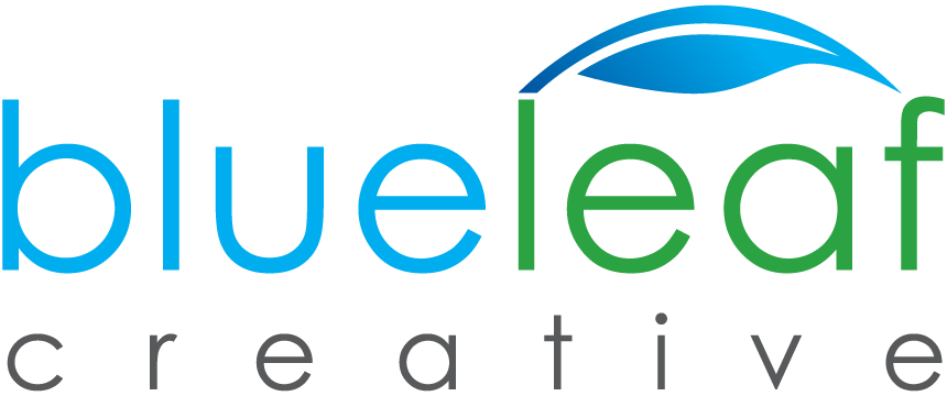 Blue Leaf Logo - Houston's Website Design & Graphic Design Studio | Blueleaf Creative