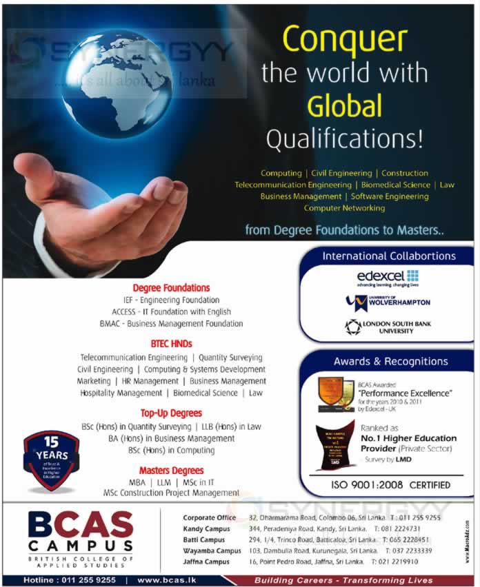 Bcas Campus Logo - degree-informations: bcas campus degree foundation to master degree ...