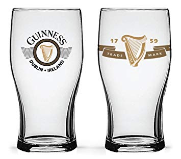 Guinness Beer Harp Logo - Amazon.com | Guinness - Boxed Tulip Glasses Harp Logos - Set of 2 ...