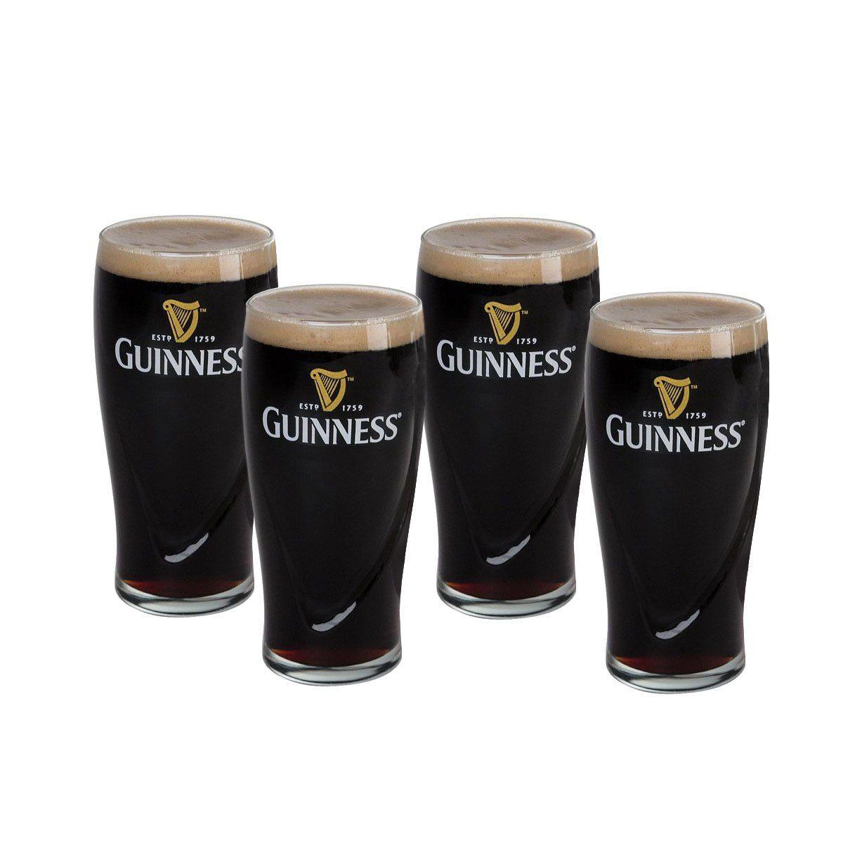 Guinness Beer Harp Logo - Guinness Gravity 20oz. Embossed Pint Beer Glasses 14K Gold Harp Logo ...