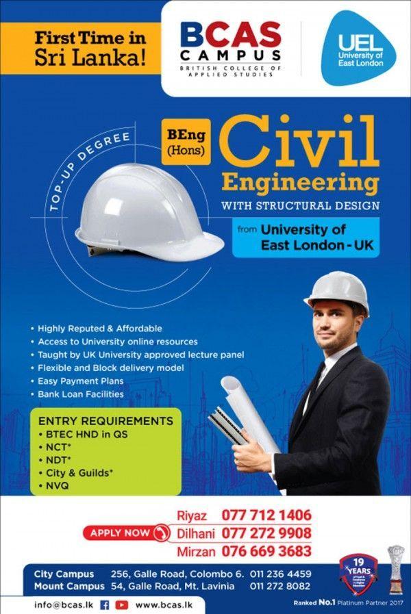 Bcas Campus Logo - BEng (Hons) in Civil Engineering with Structural Design | Degree ...