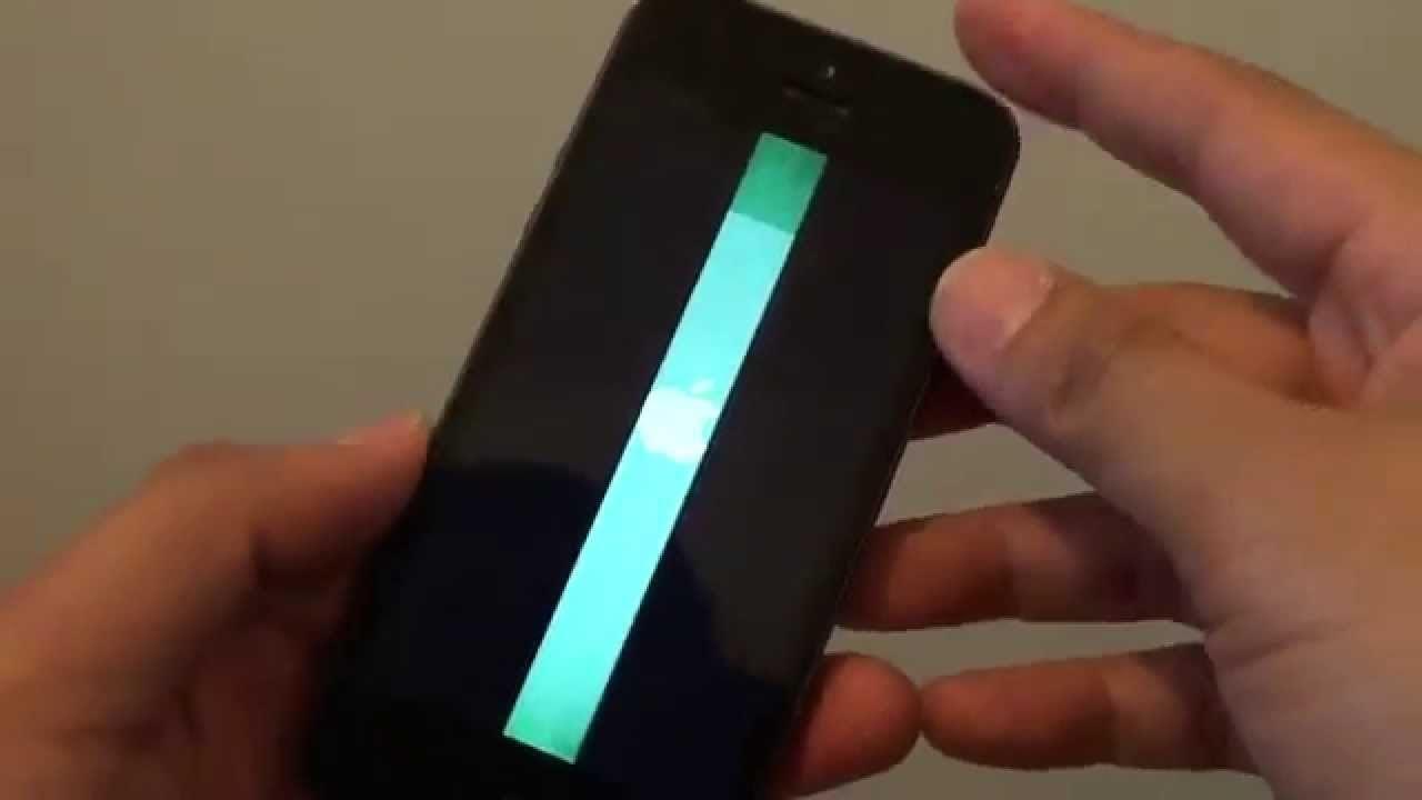 5 with Blue Lines Logo - iPhone 5: Issues With Vertical Green / Black Lines on the Screen ...