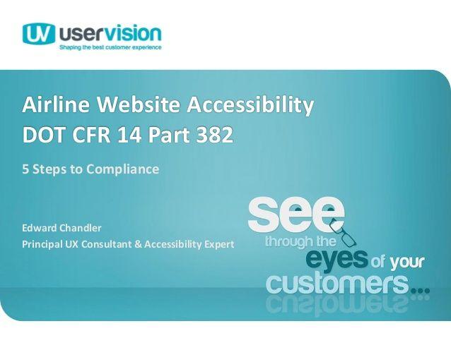 14 Dot Logo - Meeting the DOT airline website accessibility requirements (DOT CFR 1…