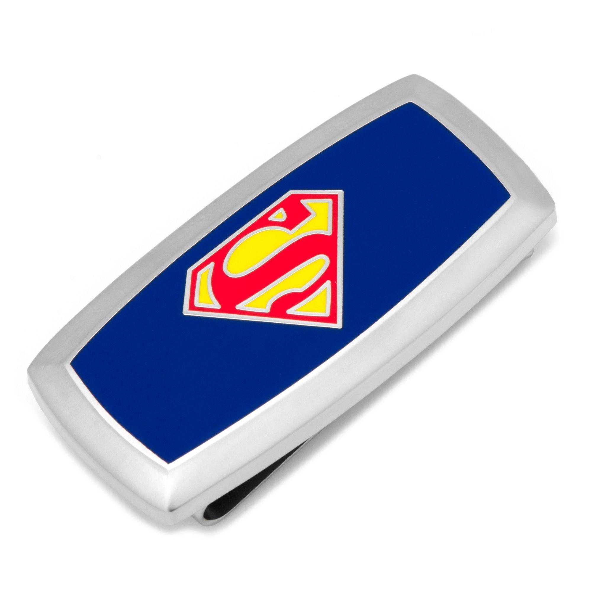 Superman Money Logo - DC Comics Superman Logo Cushioned Money Clip, Men's, Blue ...