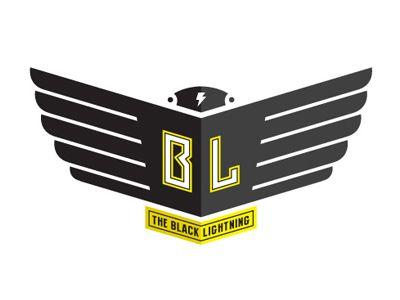 Black Lightning Logo - Black Lightning : Personal Bike Logo by Bureau of Betterment