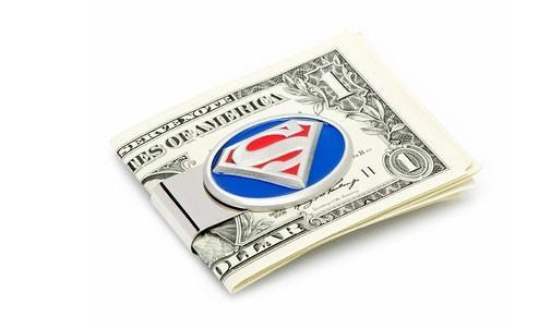 Superman Money Logo - Superman Logo 3D Pewter Money Clip Simply Superheroes