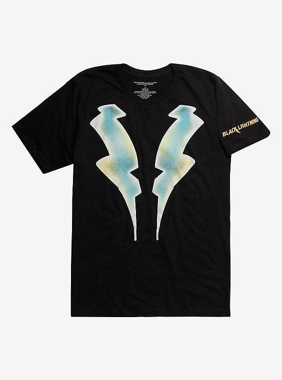 Black Lightning Logo - DC Comics Black Lightning Logo T-Shirt Hot Topic Exclusive