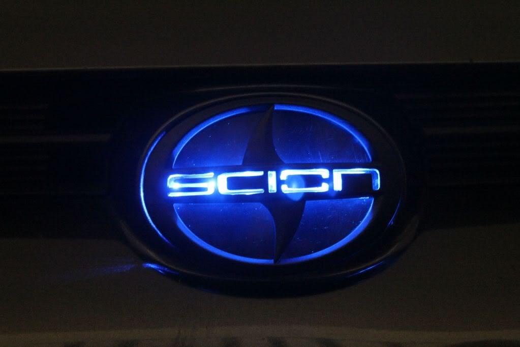 Scion tC Logo - LED glowing front emblem - Scionlife.com