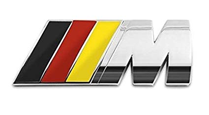 BMW M Logo - 3D Laxury Germany BMW M Power M Series M Logo///M Emblem Badge Decal