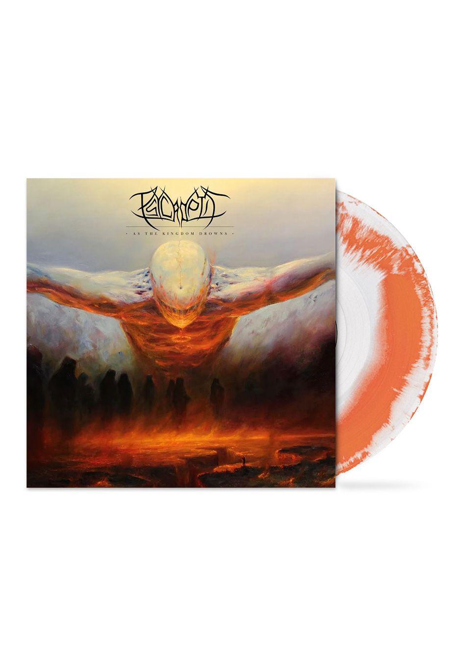 Orange and White Swirl Logo - Psycroptic - As The Kingdom Drowns Orange/White Swirl - Colored LP ...