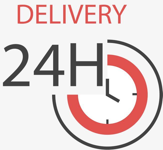 Delivery Company Logo - Clock Express Company Logo, Vector Png, Courier Services Company