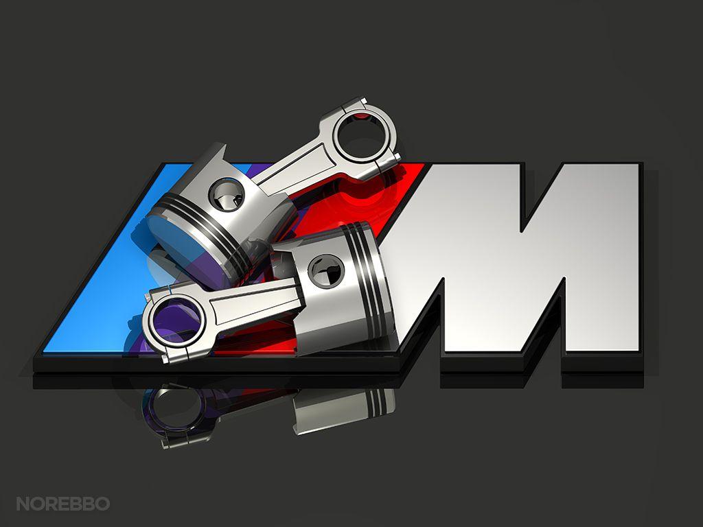 BMW M Logo - 3D BMW M logo illustrations