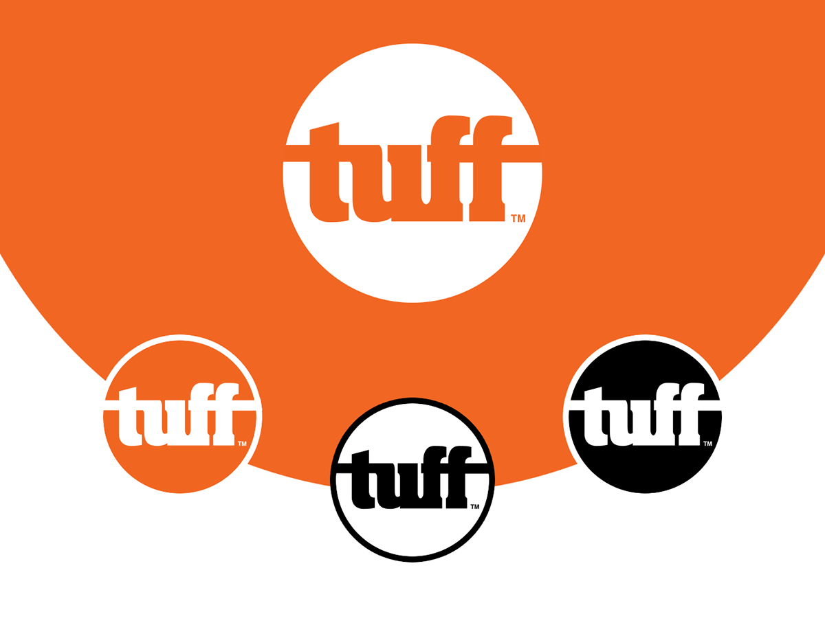 American Brand of Clothing Logo - Tuff Brand Clothing and visual identity. on Pantone Canvas