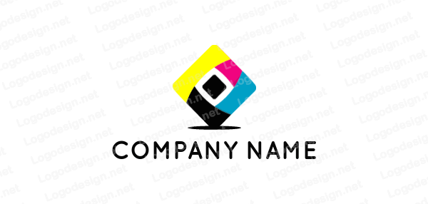 Colorful Rhombus Logo - abstract colorful rhombus. Logo Template by LogoDesign.net