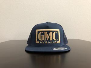 Navy GMC Logo - GMC AVE STAMP LOGO NAVY HAT GOLD STITCHING – GMC AVENUE