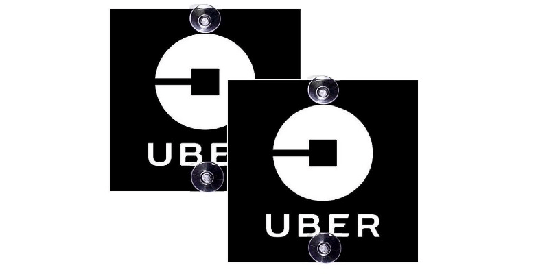 Black Lyft Logo - The 7 Best Lyft and Uber Light-Up Signs for Your Car | Ridester.com