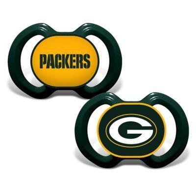 Green and Yellow Steelers Logo - Baby Fanatic Gen. 3000 Nfl Green Bay Packers 2-Pack Pacifiers Green ...