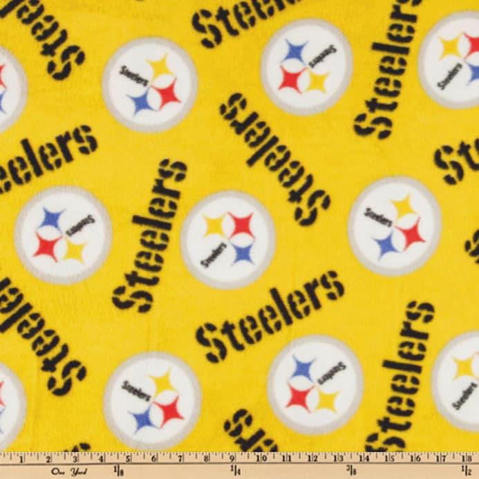 Green and Yellow Steelers Logo - NFL Fleece Pittsburgh Steelers Medium Logo Yellow