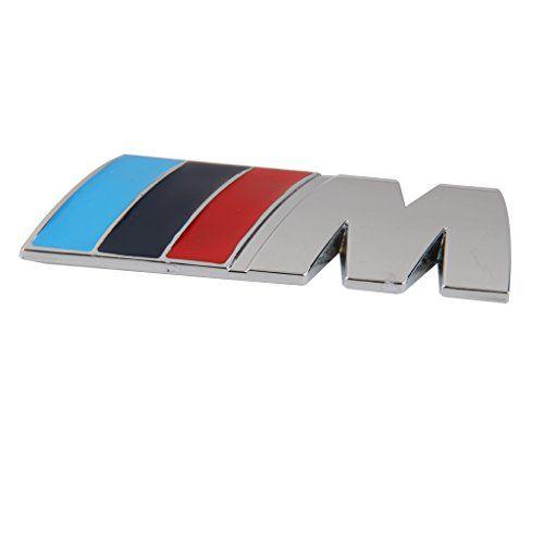 BMW M Logo - M SPORT 3D Metal Badge Emblem Logo Decal Sticker (Silver): Amazon.in