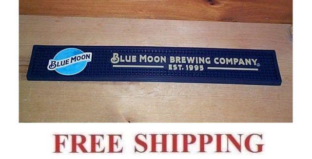 Blue Bar Company Logo - LABATT BLUE BAR MAT RUNNER BEER COASTER 23.5x3.5 NEW