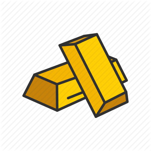 Gold Bar Logo - Gold, gold bar, halcyon, treasure icon
