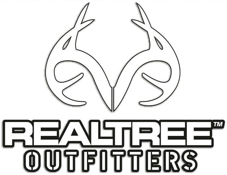 Realtree Antler Logo - Realtree Outfitters Antler Logo White Auto Decal Sticker - Brand New ...