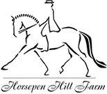 Dressage Horse Logo - Horsepen Hill Farm lessons, dressage judging and horse