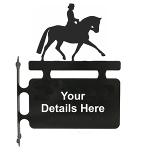 Dressage Horse Logo - Dressage Horse Metal Personalised Hanging Sign | eBay