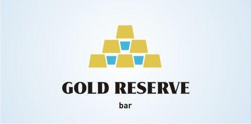 Gold Bar Logo - Gold Reserve Bar