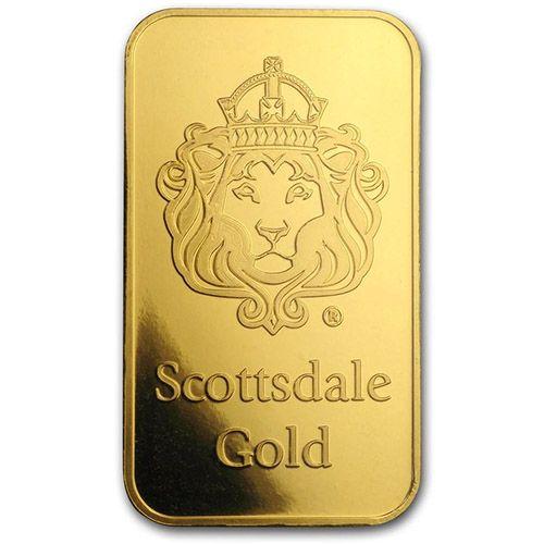 Gold Bar Logo - Buy 1 oz Gold Scottsdale Bars (New w/ Assay) - Silver.com