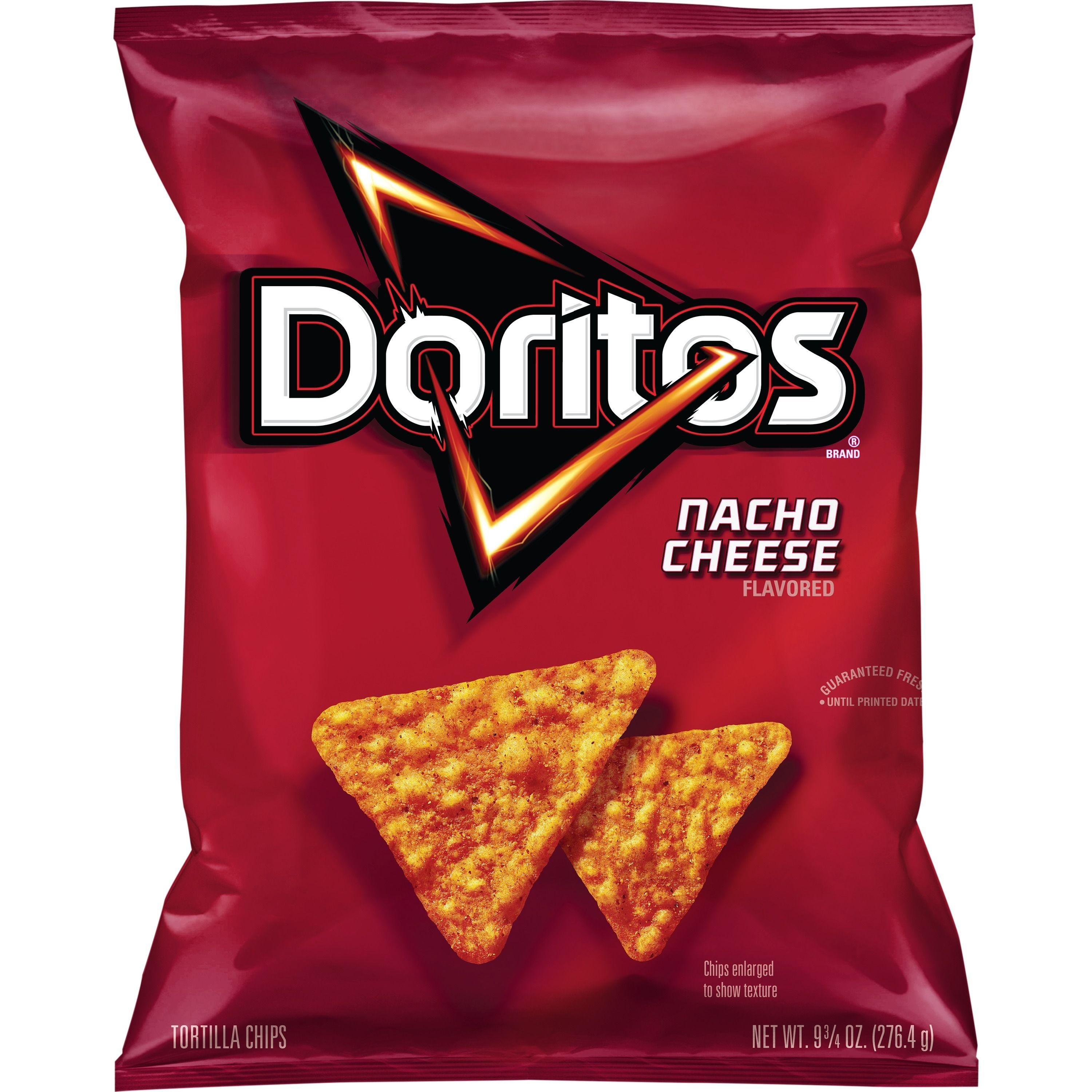 Doritos Chips Logo - Doritos Tortilla Chips, Nacho Cheese, 9.75 Oz - Walmart.com