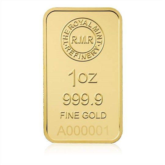 Gold Bar Logo - 1oz Gold Bar Minted. The Royal Mint