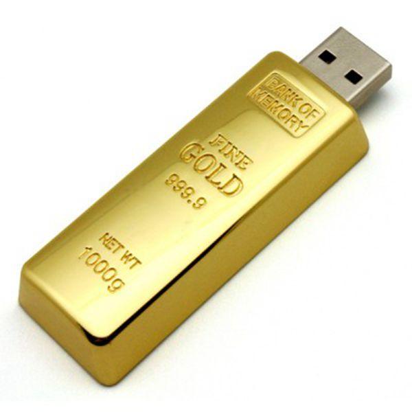 Gold Bar Logo - Free printed logo gold bar usb flash drive stick disk pen for gift