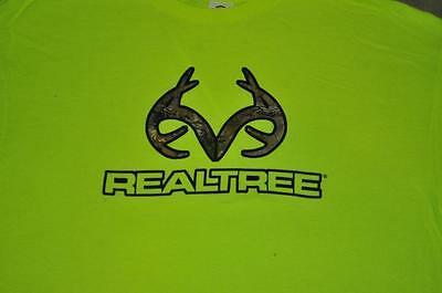 Realtree Antler Logo - REALTREE DEER ANTLER Logo Mens T-Shirt Bright Yellow by Delta Pro ...