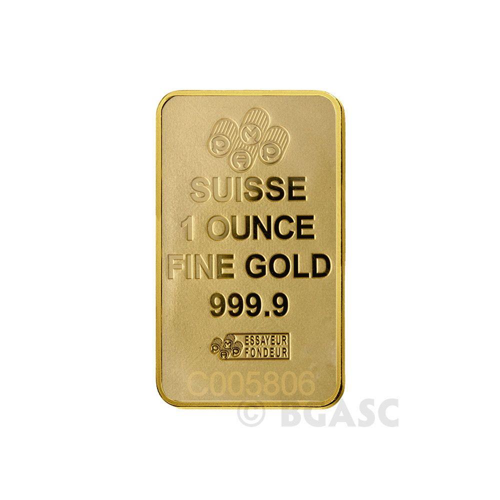 Gold Bar Logo - Buy 1 oz Gold Bar Pamp Suisse Logo .9999 Fine 24kt (in Assay) - 1 oz ...