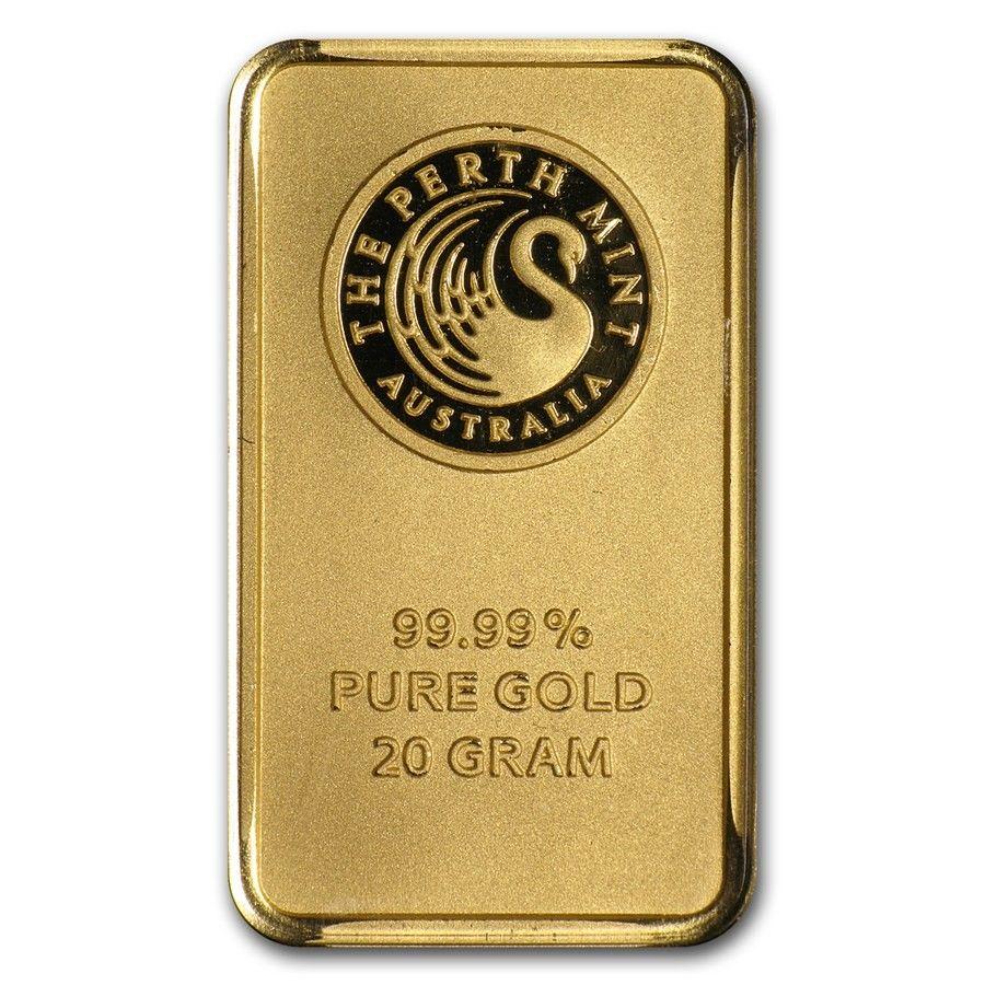 Gold Bar Logo - Buy Perth Mint 20 Gram Gold Bars Online from CBMint