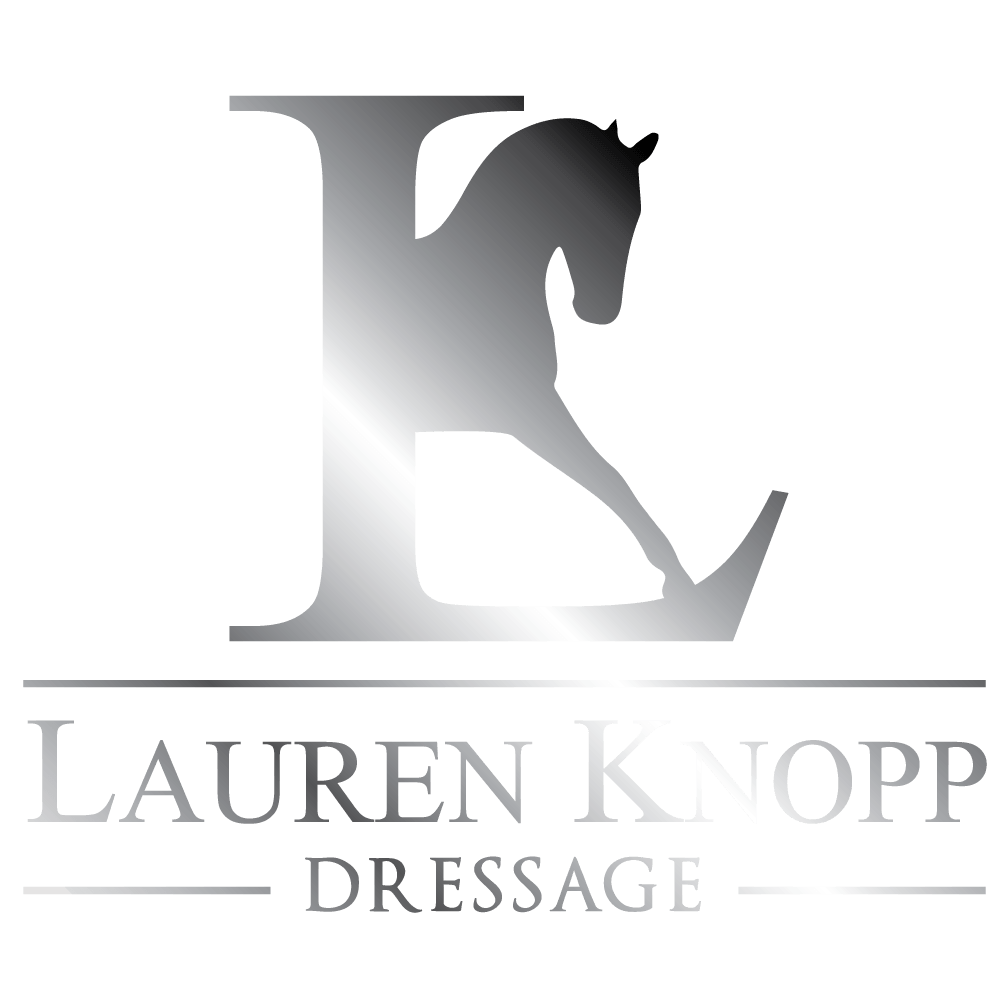 Dressage Horse Logo - Lauren Knopp Dressage