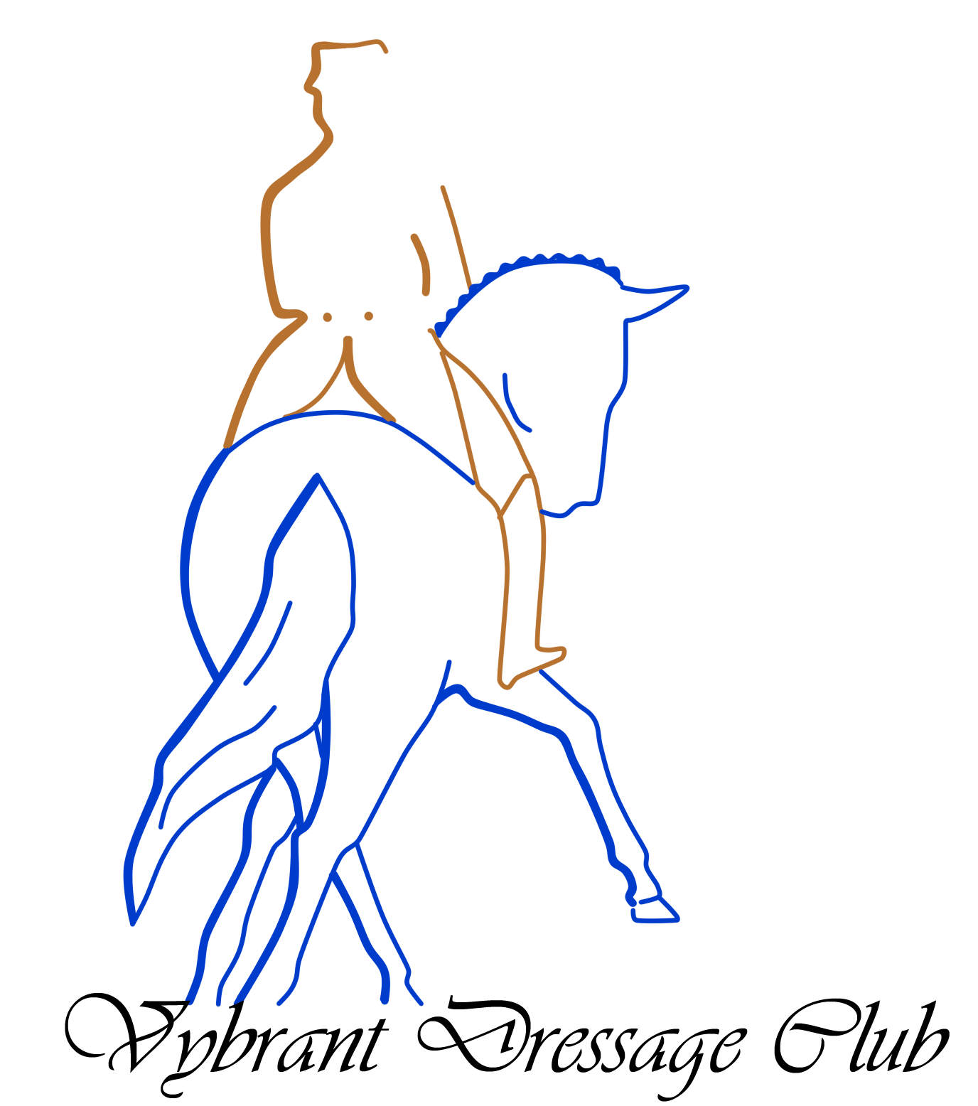 Dressage Horse Logo - Vybrant Dressage Home