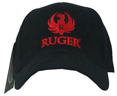 Red Eagle 3D Logo - AUTHENTIC RUGER 3D Red Eagle Logo Embroidered L/XL Fitted Hat Cap ...